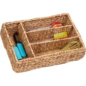 Relaxdays Range-couverts, Range-couverts, Marron