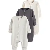 Next Pyjama beige / gris / gris foncé