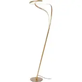 Lucide SARDANA - Lampe sur pied - Ø 44 cm - LED, intensité variable - 1x28W, 2700K - finition dorée mate / laiton | Qualité supérieure