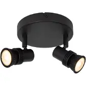 Lucide Projecteur de plafond Kianti 2-noir clair