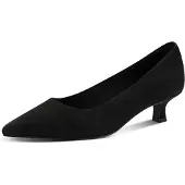 Marco Tozzi Escarpins femme élégants à bout pointu et talon Queenie 2-22301-44, Taille:38 EU, Couleur:Noir
