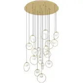 Eglo Suspension dorée Portocolom, diamètre 78 cm