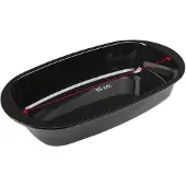 Westmark Moule à pain en émail, L 32cm, Moule à gâteau, Noir