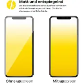 Upscreen Reflection Shield Protection Mat (1 pcs, Samsung Galaxy A20s), Téléphone portable : film de protection, Transparent