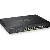 Zyxel Switch réseau XS1930-12HP-ZZ0101F, administrable L3 Ethernet 10G (100/1000/10000), alimentation par Ethernet (PoE), noir