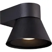 Nordlux Applique murale dimmable Kyklop Cone IP54, Variante : Ø 156 x 222 mm, GU10, noir