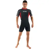 Seac Sub Relax 2.2 Mm Short Sleeve Shorty Noir L Homme