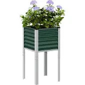vidaXL Jardinière Vert 45x45x88 cm Acier