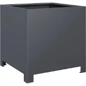 vidaXL Jardinière anthracite 40x40x40 cm acier
