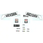 RockShox Boxxer Decals Kit Blanc