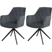MCW Chaise de salle à manger -L80 (lot de 2)