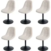 Mendler Chaise de salle à manger -A60 (lot de 6)