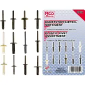 Bgs Assortiment de rivets en plastique pour GM / BMW / Chrysler / VW / Ford 235pcs - 9054