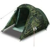 vidaXL Tente tunnel 3 personnes camouflage étanche à l'eau
