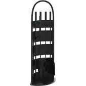 vidaXL Ensemble d'ustensiles de cheminée 5 pièces 23 x 15 x 66 cm Acier