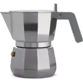Alessi Moka Cafetière à moka 0,15 L Gris