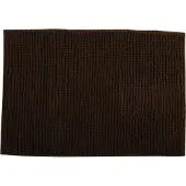MSV Tapis de bain Microfibre CHENILLE 40x60cm Chocolat