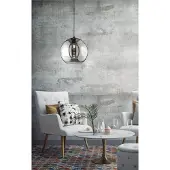 FISCHER&HONSEL GMBH Lampe à suspension en verre Opie Ø 25 cm