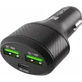 Natec Chargeur De Voiture Coney 2xusb 1xusb-c 48w
