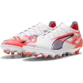 Puma Chaussures de football Ultra 5 Ultimate FG pour hommes - 108339, Couleur:Blanc, Chaussures hommes:42