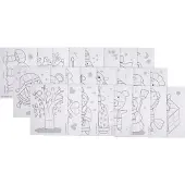 PlayMais Décoration de cartes avec du , boîte de 24 pièces.