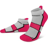 Normani Chaussettes de sport rose / noir / blanc