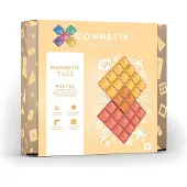 Connetix Plaques magnétiques - 2-Parties - Lemon & Peach - - UneTaille - Jouets Magnétiques