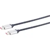 S-Impuls Câble de connexion HDMI ultra haut débit PROFESSIONAL 8K 2m (2 m), Câble vidéo, Noir