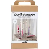 Creativ Company kit de bricolage décoration bougies colorées DIY