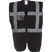 Yoko Gilet multifonction haute visibilité Noir XXL