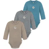 Normani Barboteuse / body 'Tuai' beige / bleu / gris / blanc