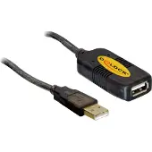 DeLOCK Usb A 2.0 M/f Extender 10 M Noir