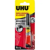 UHU Colle instantanée blitzschnell Pipette (10 g)