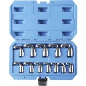 Kunzer Clés à anneau ouvert avec articulation, 3/8", 12 pièces 7GOR12