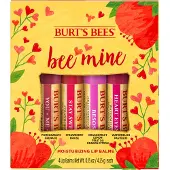 Burt's Bees Bee Mine baume à lèvres à la cire d'abeille saveur Pomegranate, Strawberry, Dragonfruit Lemon, Watermelon 4x4.25 g