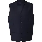 Jack & Jones Premium Gilet de costume 'JPRTheo' bleu marine
