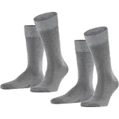 Falke Chaussettes 'Happy' gris chiné