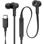 Belkin ROCKSTAR - Écouteurs avec microphone - intra-auriculaire - filaire - USB-C - isolation phonique