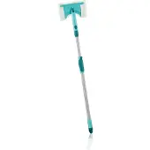 Leifheit Balai à carrelage et baignoire Flexi Pad avec manche télescopique 41700
