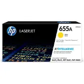 HP 655A (CF452A) - Jaune - Toner
