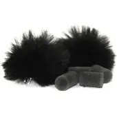 Rycote Black Lavalier Windjammer Pair