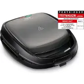 Tefal Snack Time Appareil à croque-monsieur & Gaufrier (SW341B), Gaufrier, Noir