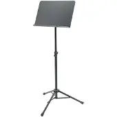 K&M 11960 Pupitre D'orchestre Noir Hauteur Reglable de 740 A 1270 MM