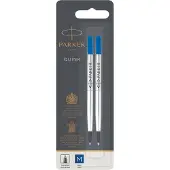 Parker Quink Rollerballrefill Medium 2-pack Blue