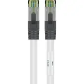 Goobay CAT 8.1 Patch Cord, S/FTP (PiMF), white, 1m