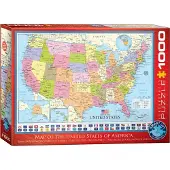 Eurographics Carte des Etats-Unis