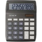 Genie 10 chiffres (Fonctionnement sur piles, Panneau solaire)