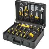 Stanley Valise de Maintenance STMT98109-1 142 Pièces - 4 Volets accessibles regroupant l’essentiel de l’outillage