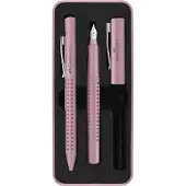 Faber-Castell Set stylo-plume et stylo-bille Grip 2010 - Rose shadows