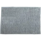 MSV Tapis de bain Microfibre CHENILLE 60x90cm Gris clair